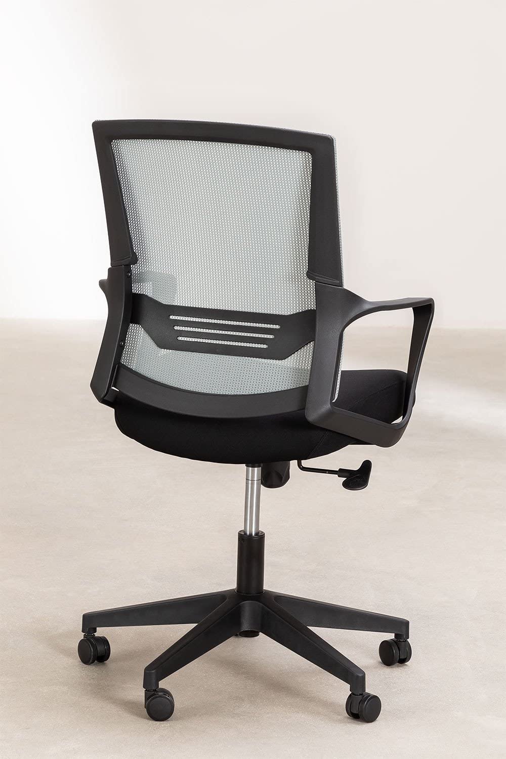 Sklum Work Colors sedia ufficio con ruote grigio nero