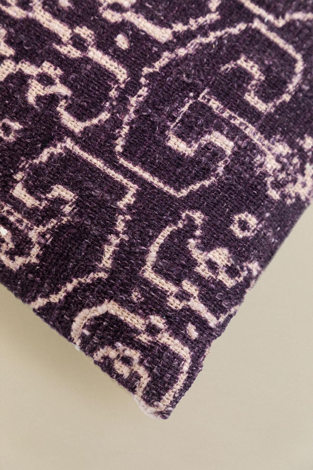 Sklum Biels Cuscino quadrato in cotone 45x45 Violetta