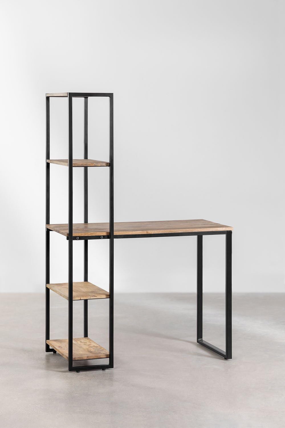 Sklum Jeffers scrivania in legno di mango con ripiano