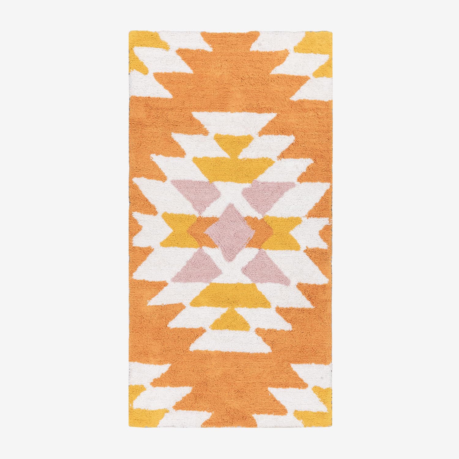 Sklum Tuyen tappeto cotone 70x140 cm color mostarda