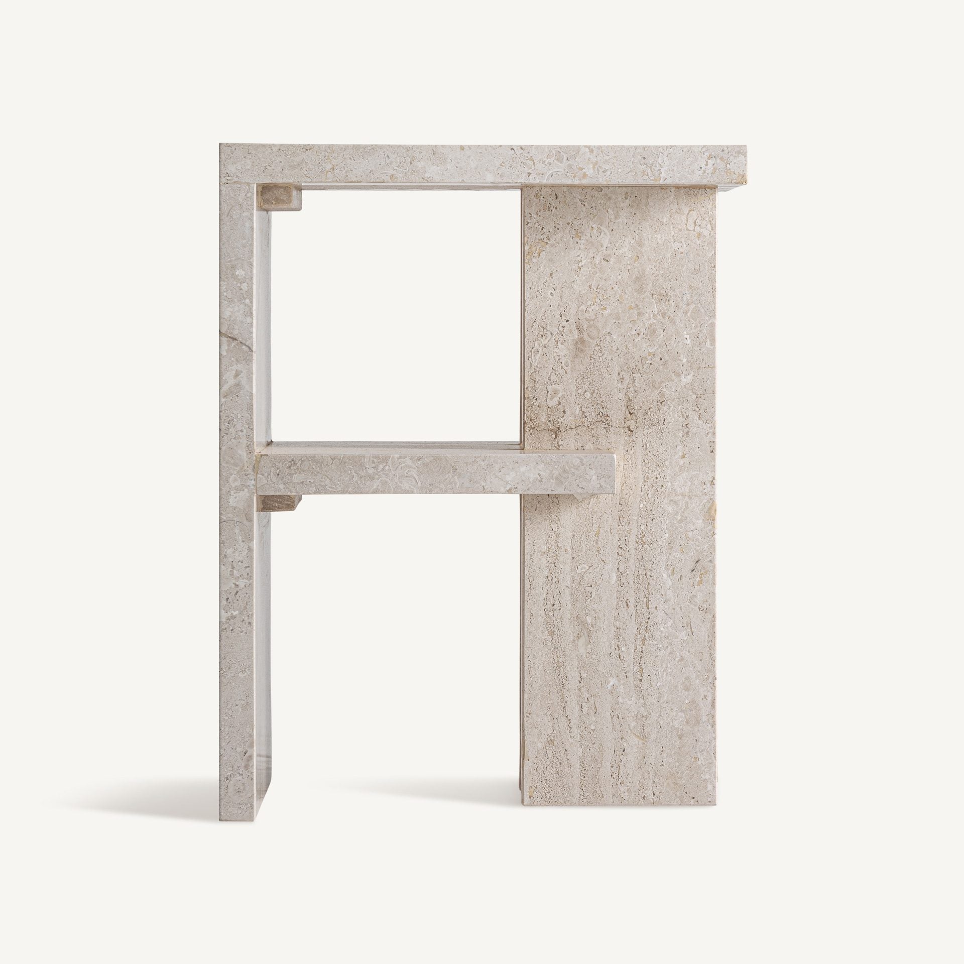 Bambua Korba comodino travertino beige
