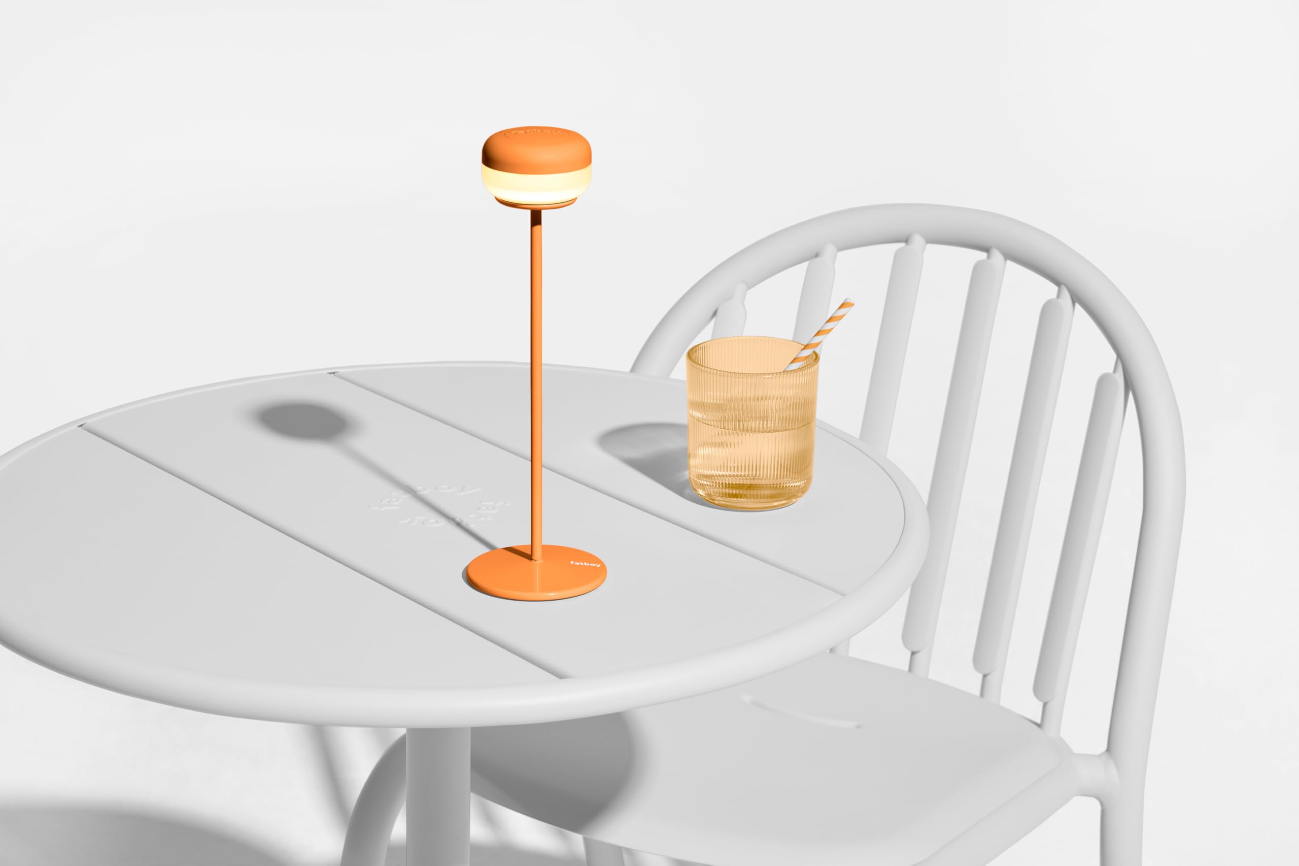 Fatboy Cheerio Lampada da Tavolo LED Arancione Solare