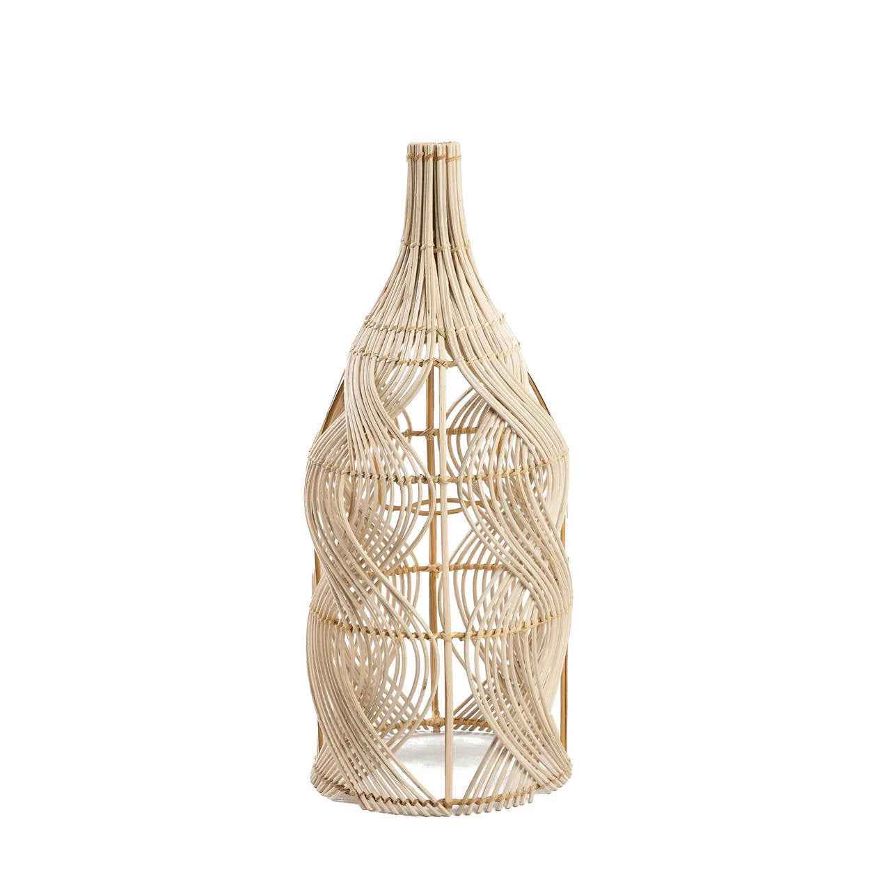 Bambua Garaffa Natural M lampadario rattan