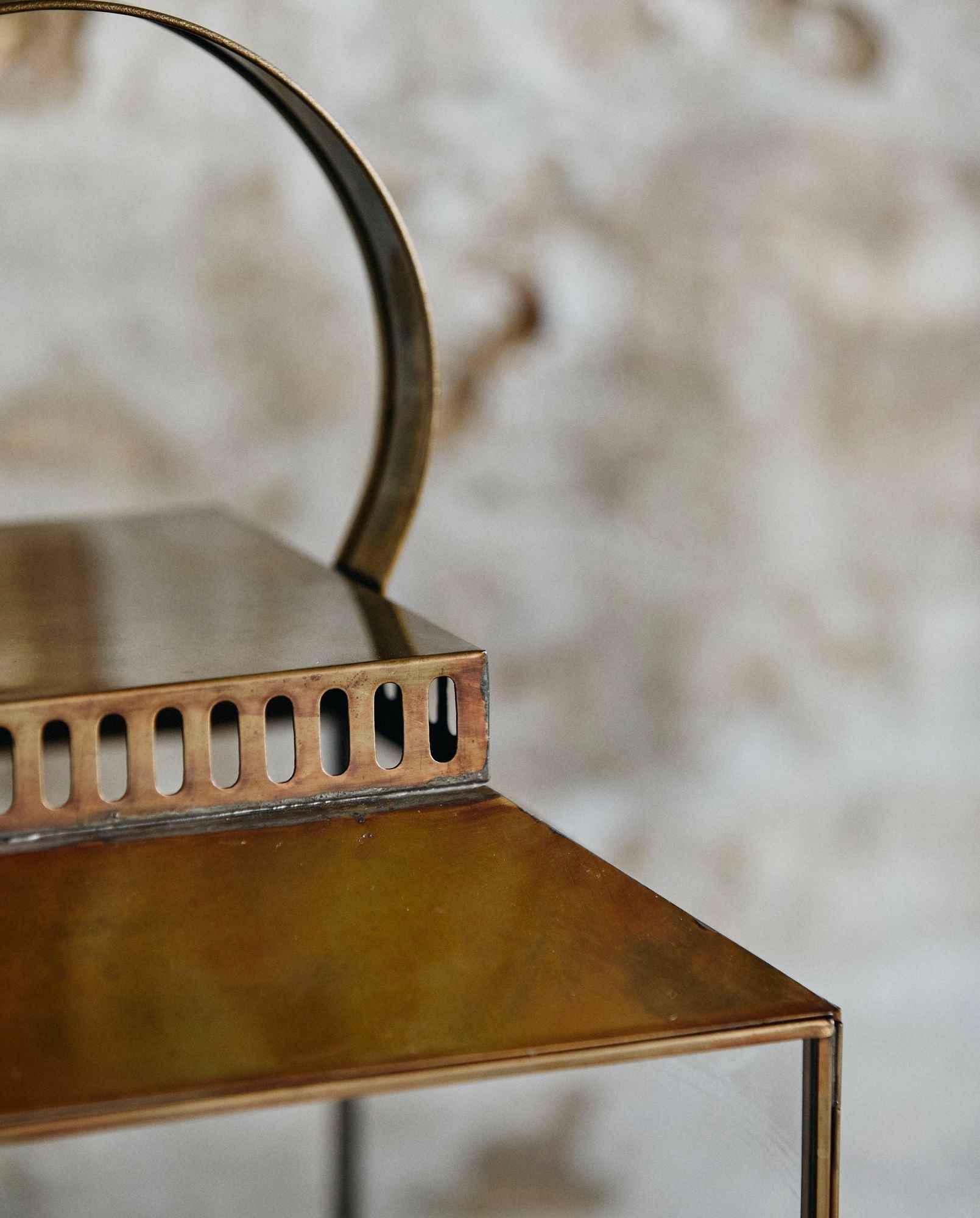Bambua Bitra Lanterna Ottone Anticato L