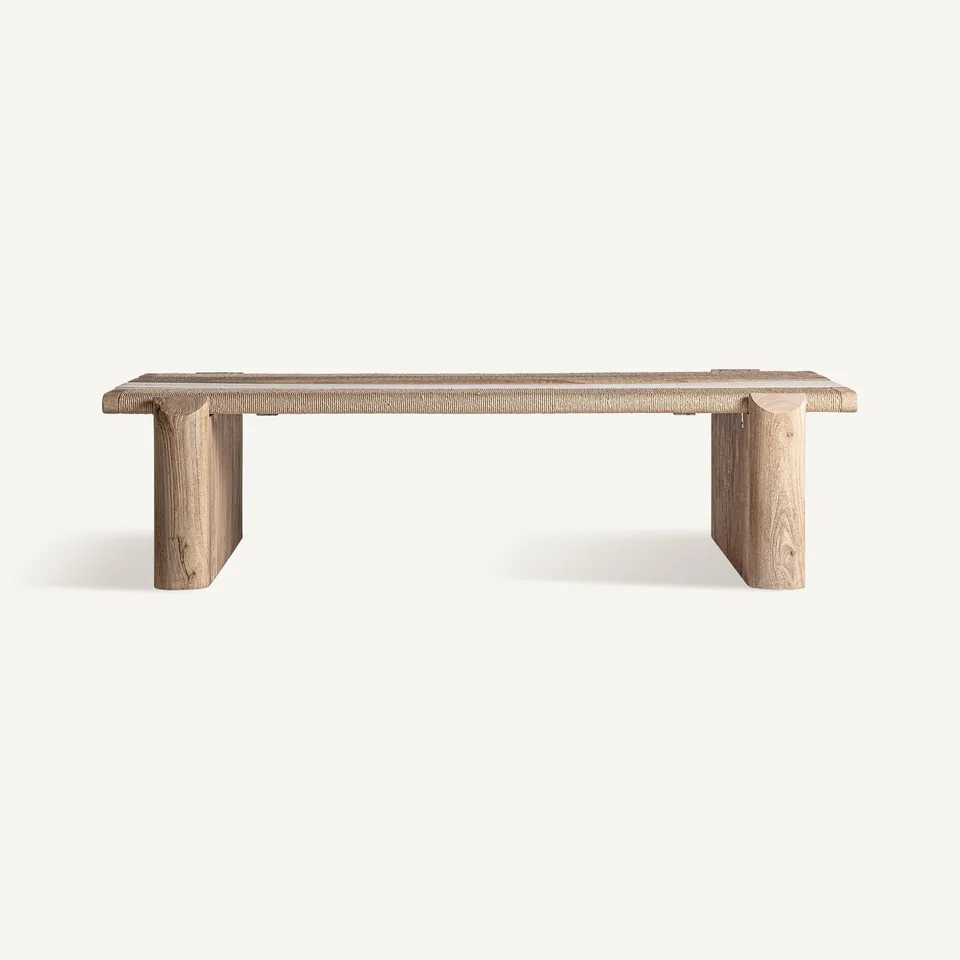 Bambua Jacquard tavolino legno mango grande