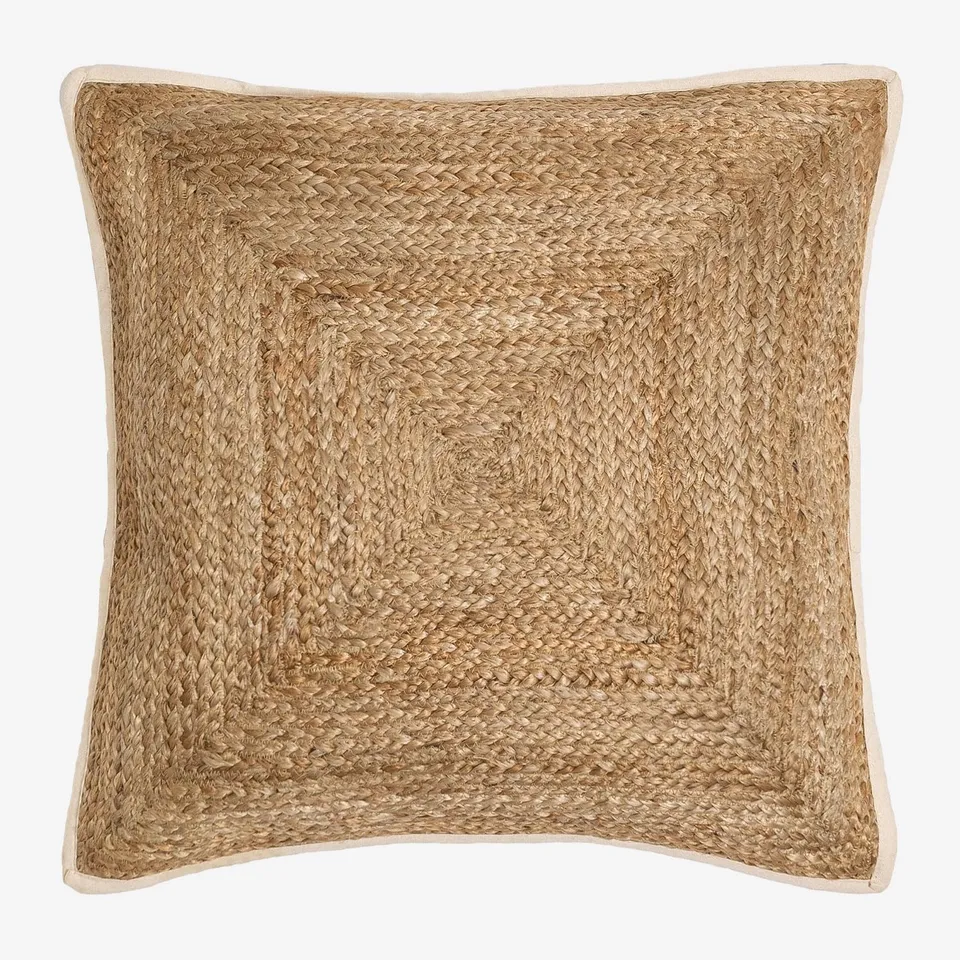 Sklum Rento Yute Cuscino 64x64 cm in Juta