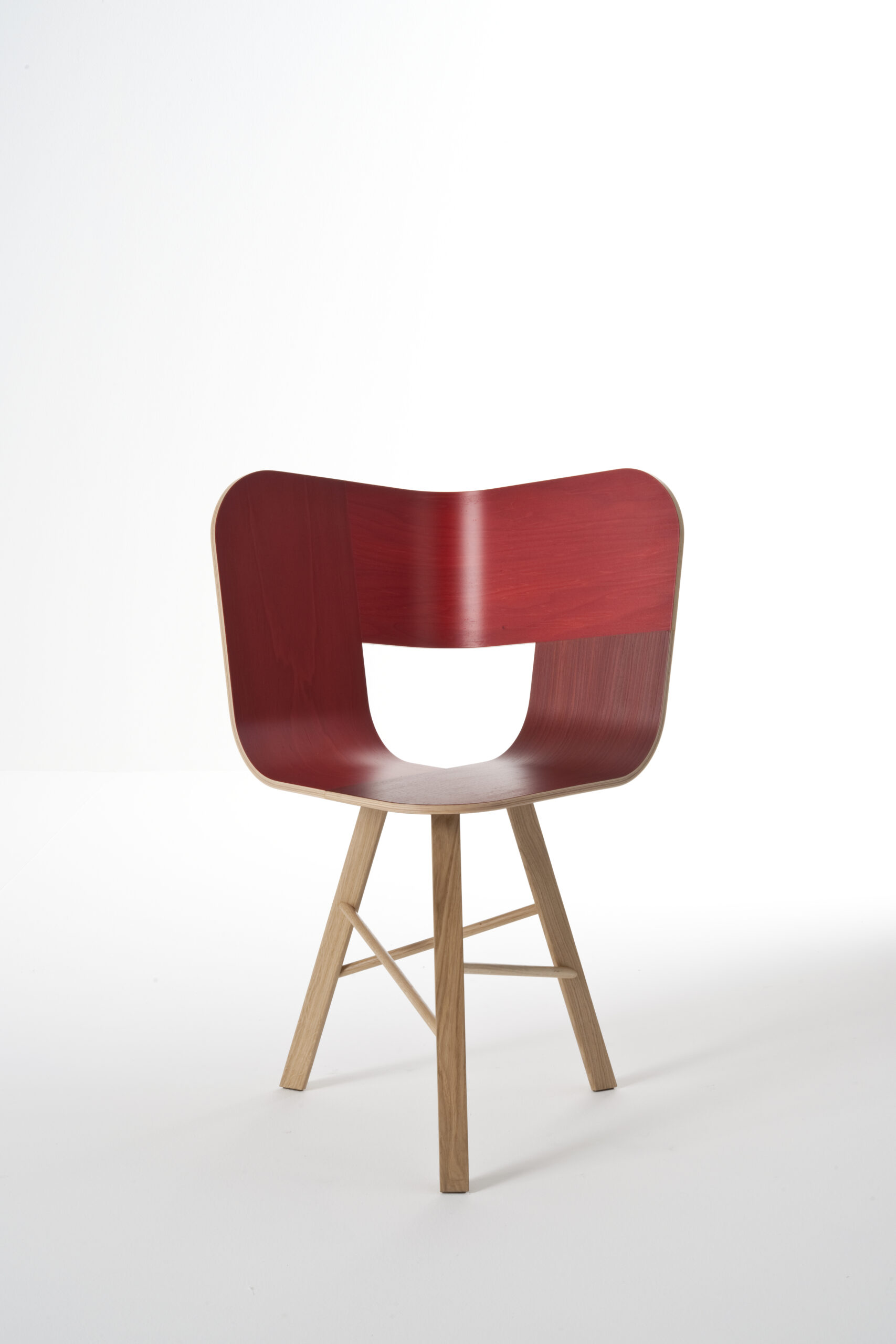 Colé Tria Wood sedia legno scultura