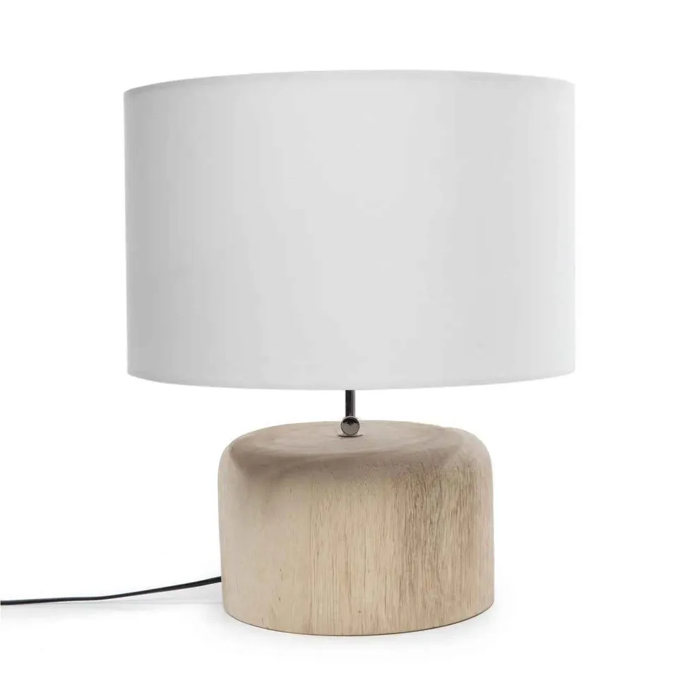 Bambua base lampada da tavolo teak naturale legno