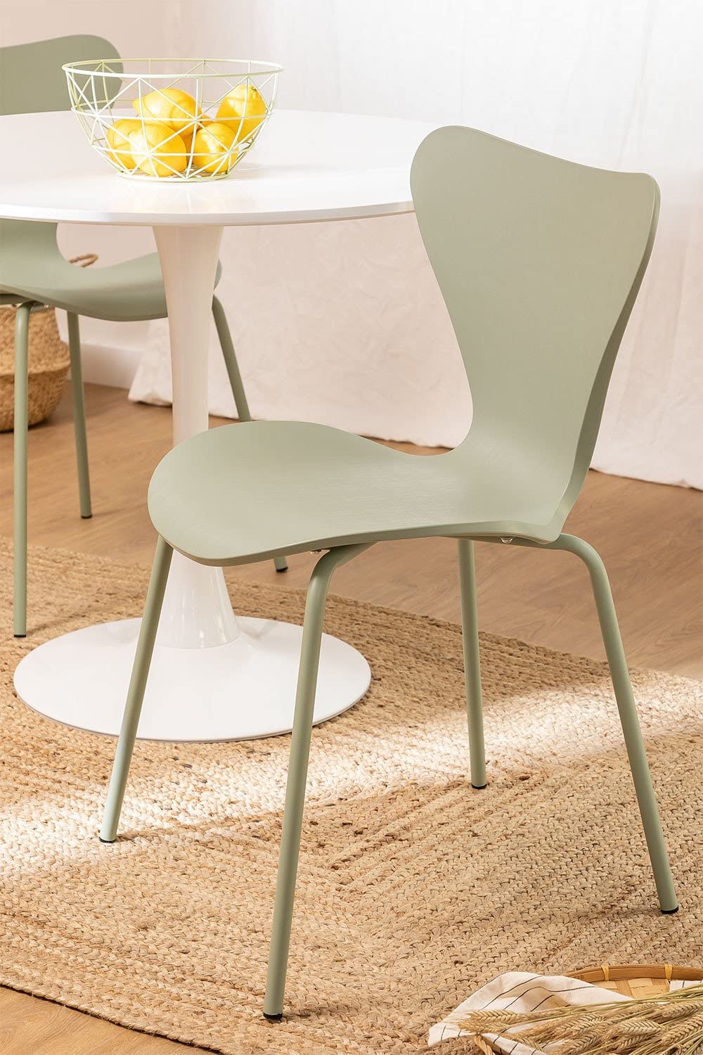 Sklum Uit Colors Style sedia celadon impilabile polipropilene
