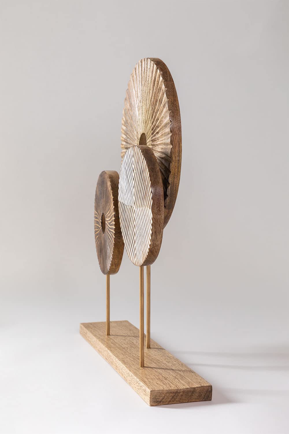 Sklum Soly Figura Decorativa Legno Mango Boho 43,5 cm