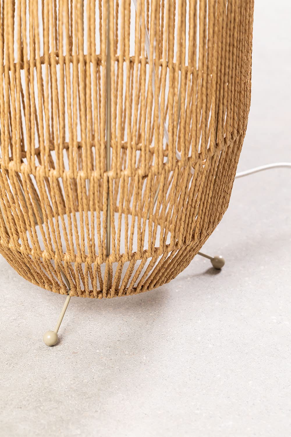 Sklum Menak Lampada da Terra Carta Natural 92 cm