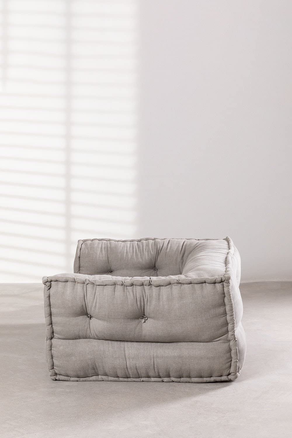 Sklum Dhel Divano Modulare in Cotone Grigio Chiaro