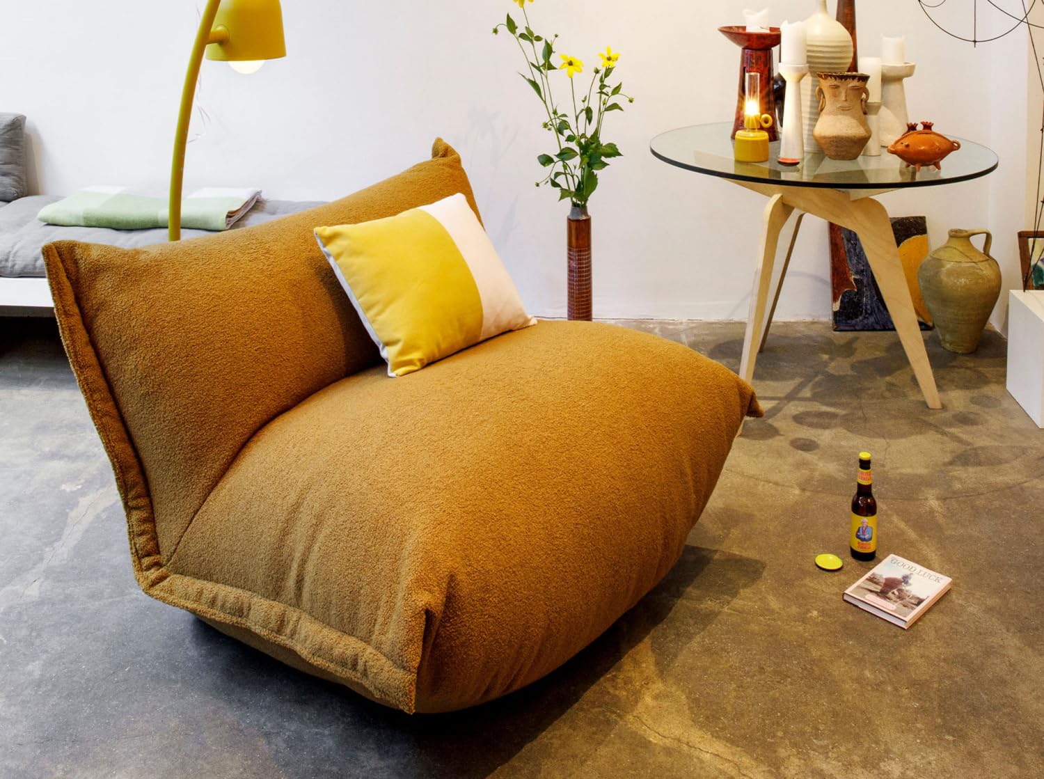 Fatboy BonBaron poltrona sacco cider sherpa