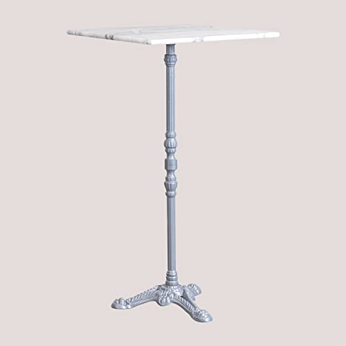 Sklum Moka tavolo bar alto quadrato 60x60 grigio marmo