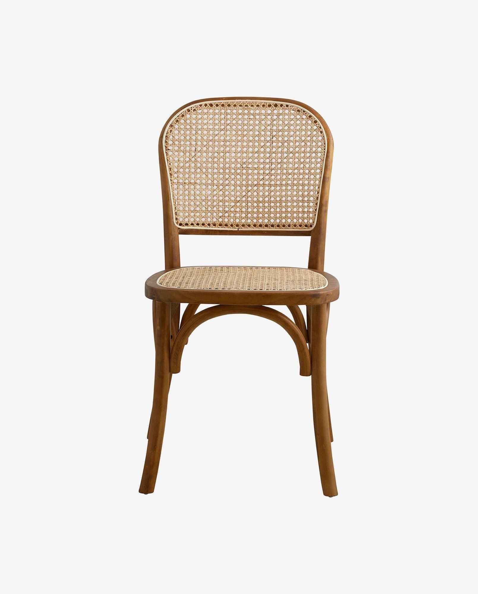 Bambua Wicky sedia marrone in rattan 150 kg