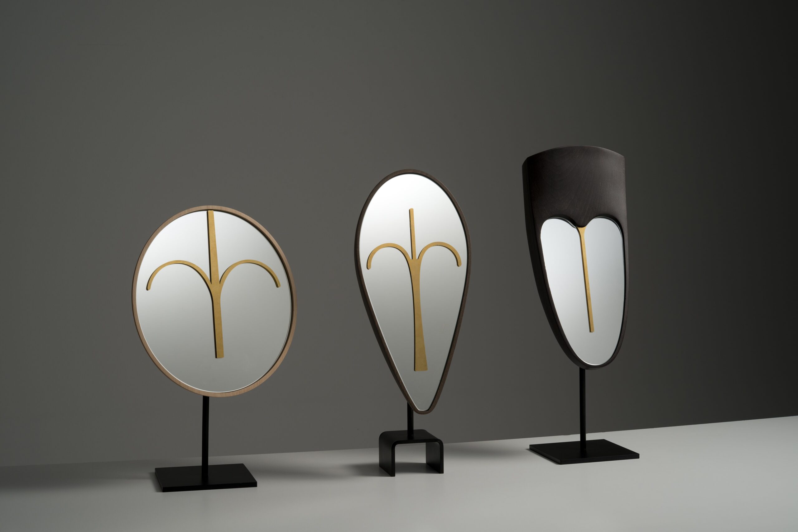 Colé Wise set 3 specchi Haua Bikita Eze legno