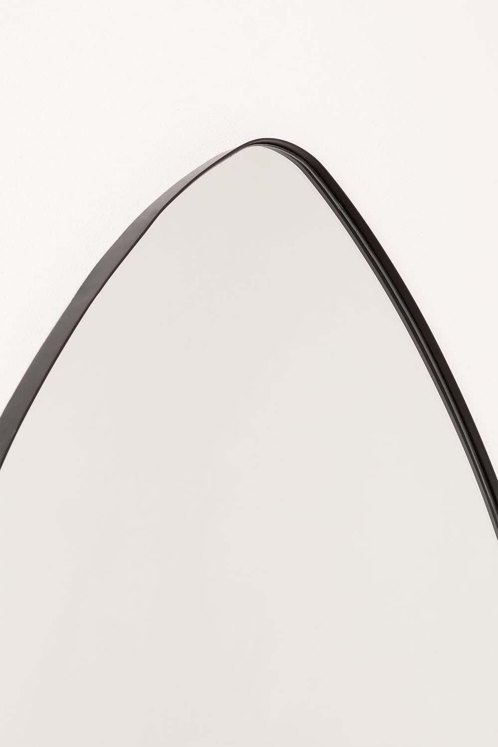 Sklum Astrid Specchio da Parete Nero 60x67 cm in Metallo