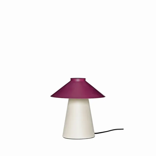 Bambua Chipper lampada da tavolo sabbia bordeaux E27