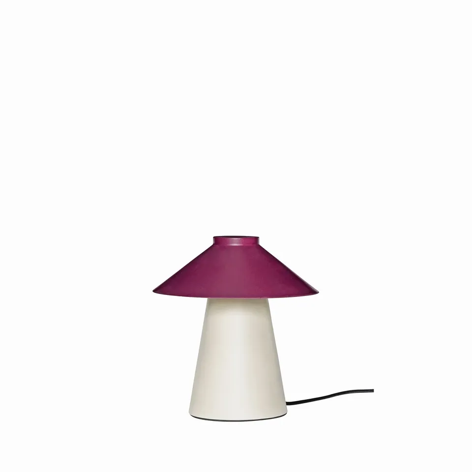 Bambua Chipper lampada da tavolo sabbia bordeaux E27