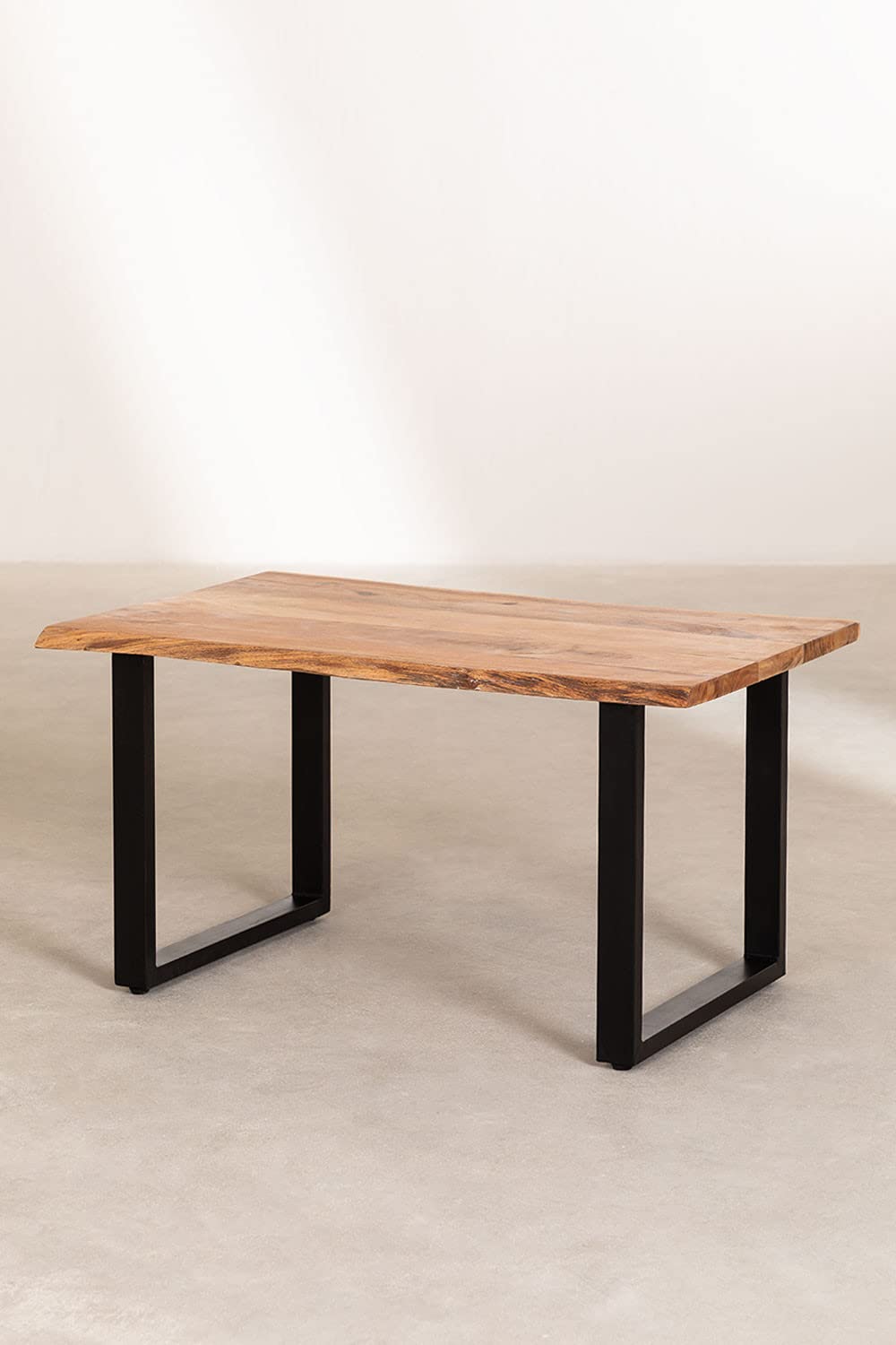 Sklum Sami tavolino caffè legno riciclato nero 90,5 cm