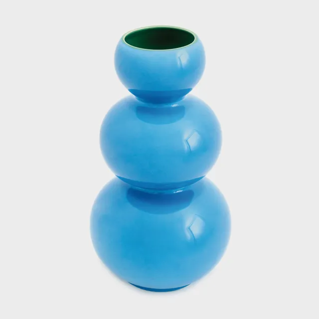 Acapulco Design Los Floreros Rumba vaso ceramica blu 41 cm