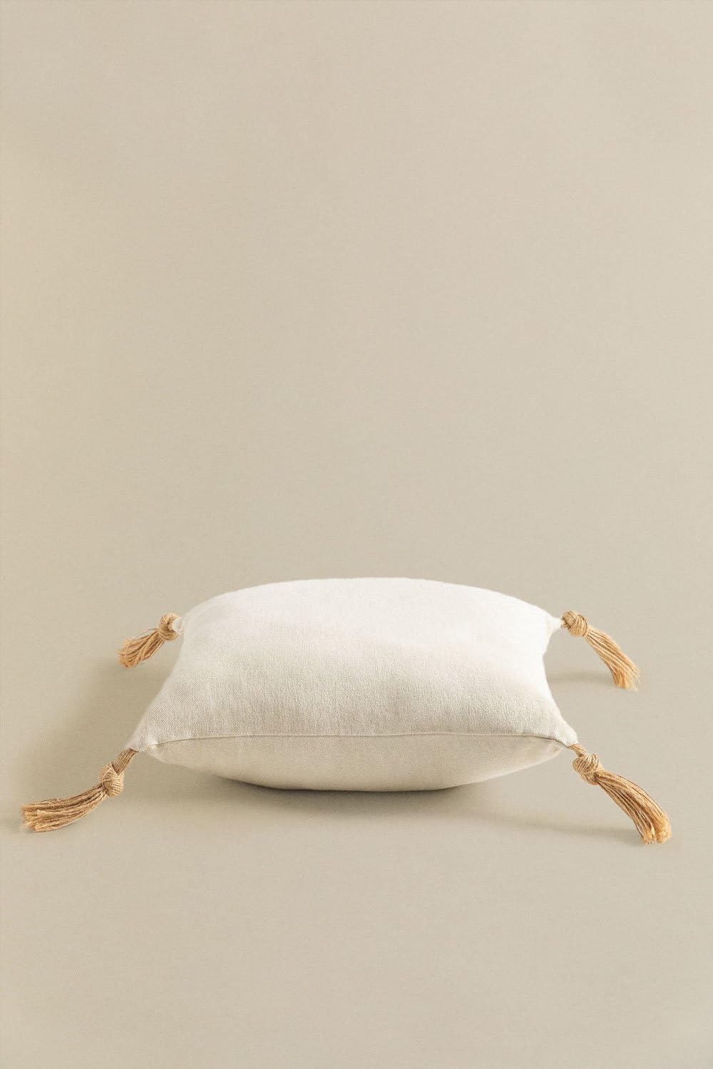 Sklum Almiz Style Cuscino Cotone 45x45 Beige Crema