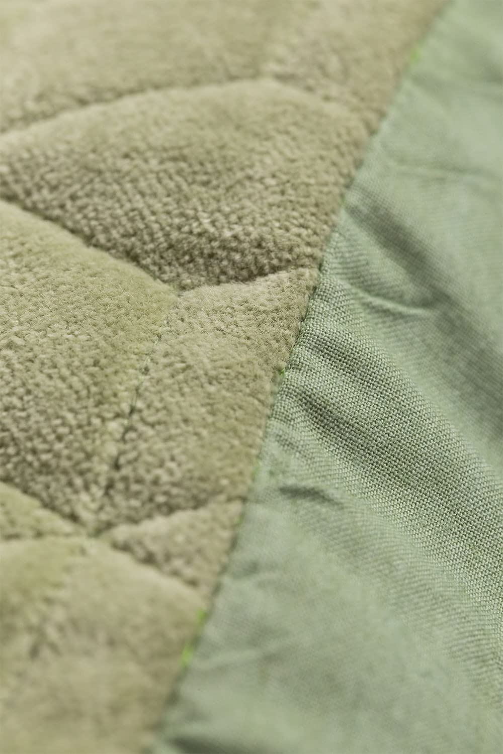 Sklum Sine Cuscino Velluto 40x40 Verde Olivastro
