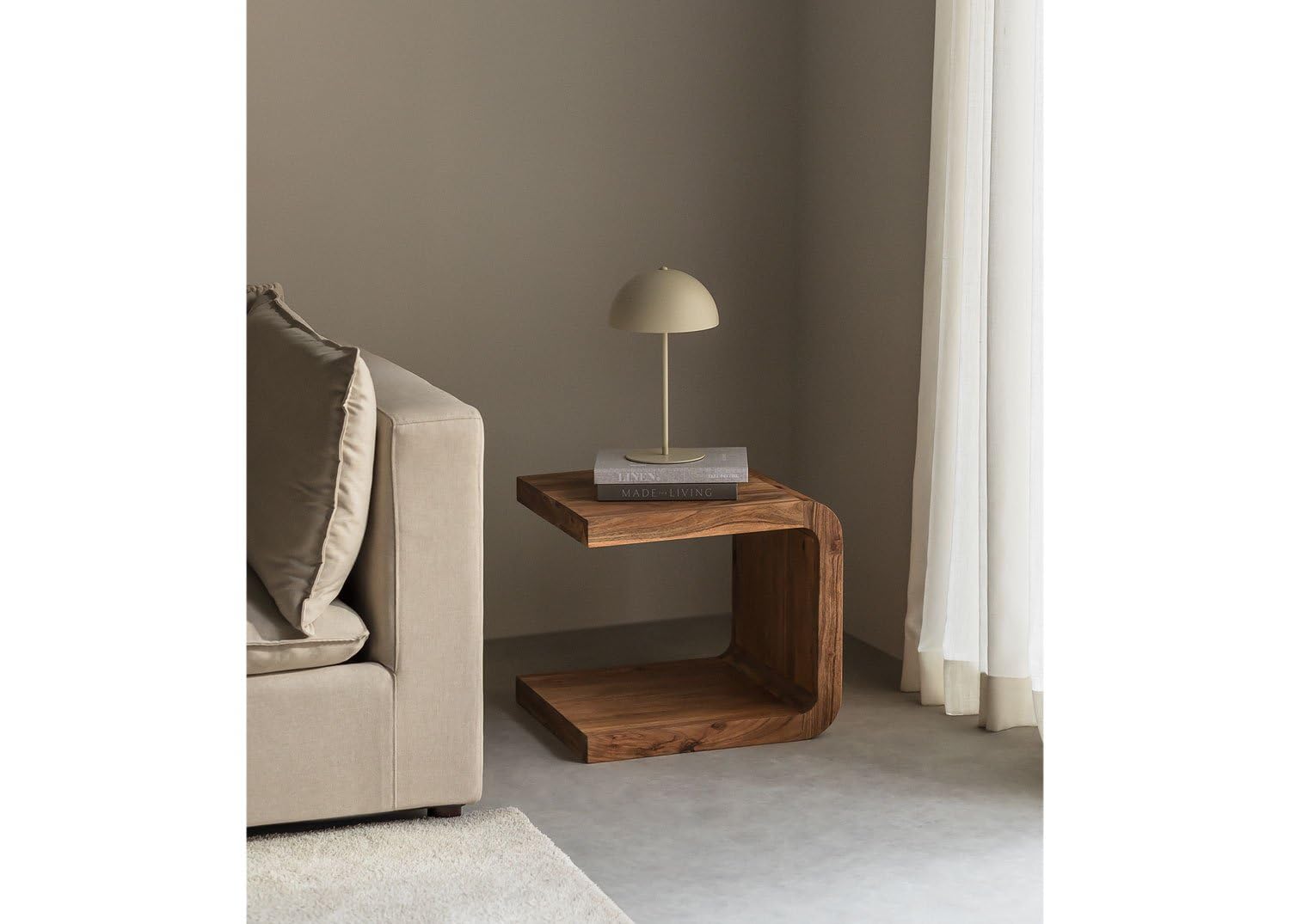 Sklum Vacry tavolino legno acacia 49,5 cm ingresso