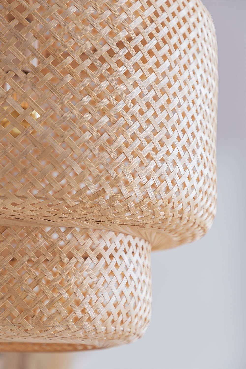Sklum Lexie lampada a sospensione bambù naturale Ø45 cm