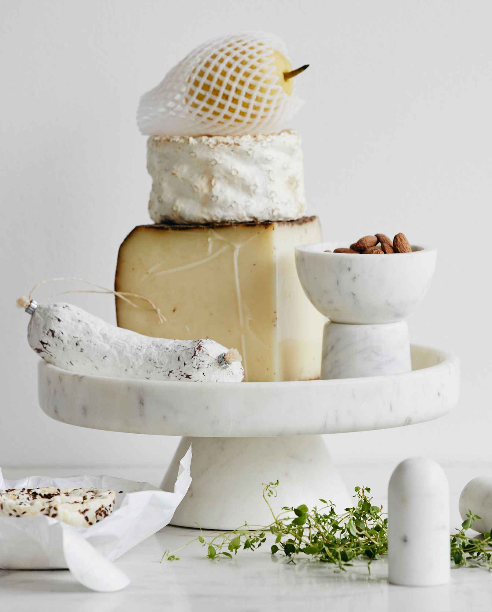 Bambua Imatra alzata dolci marmo bianco