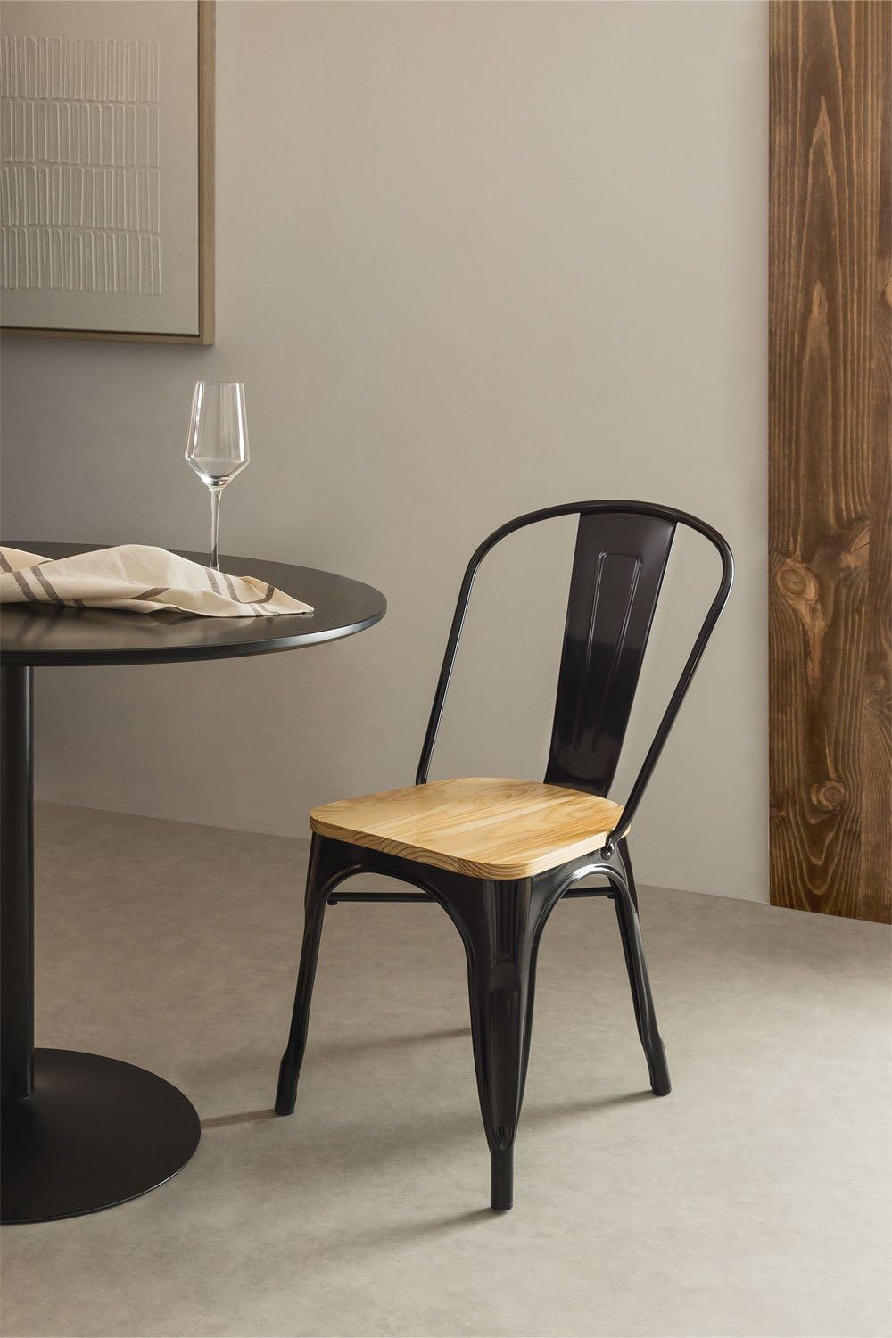 Sklum Lix sedia impilabile legno pino 85 cm