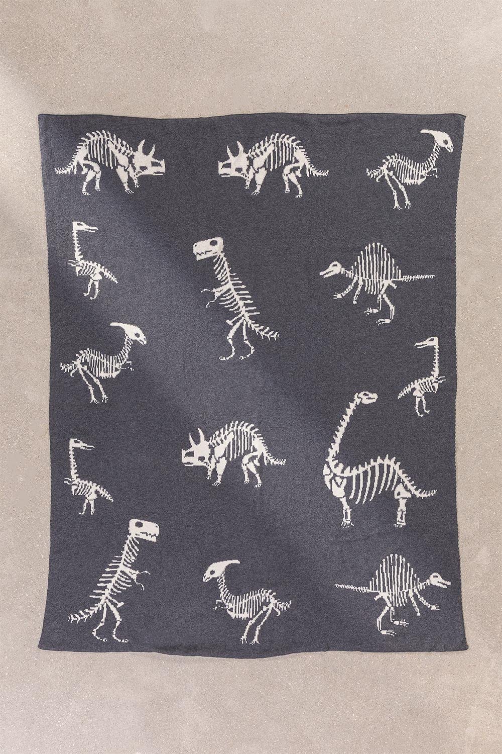 Sklum Univers Kids coperta in cotone scozzese grigia 110x85