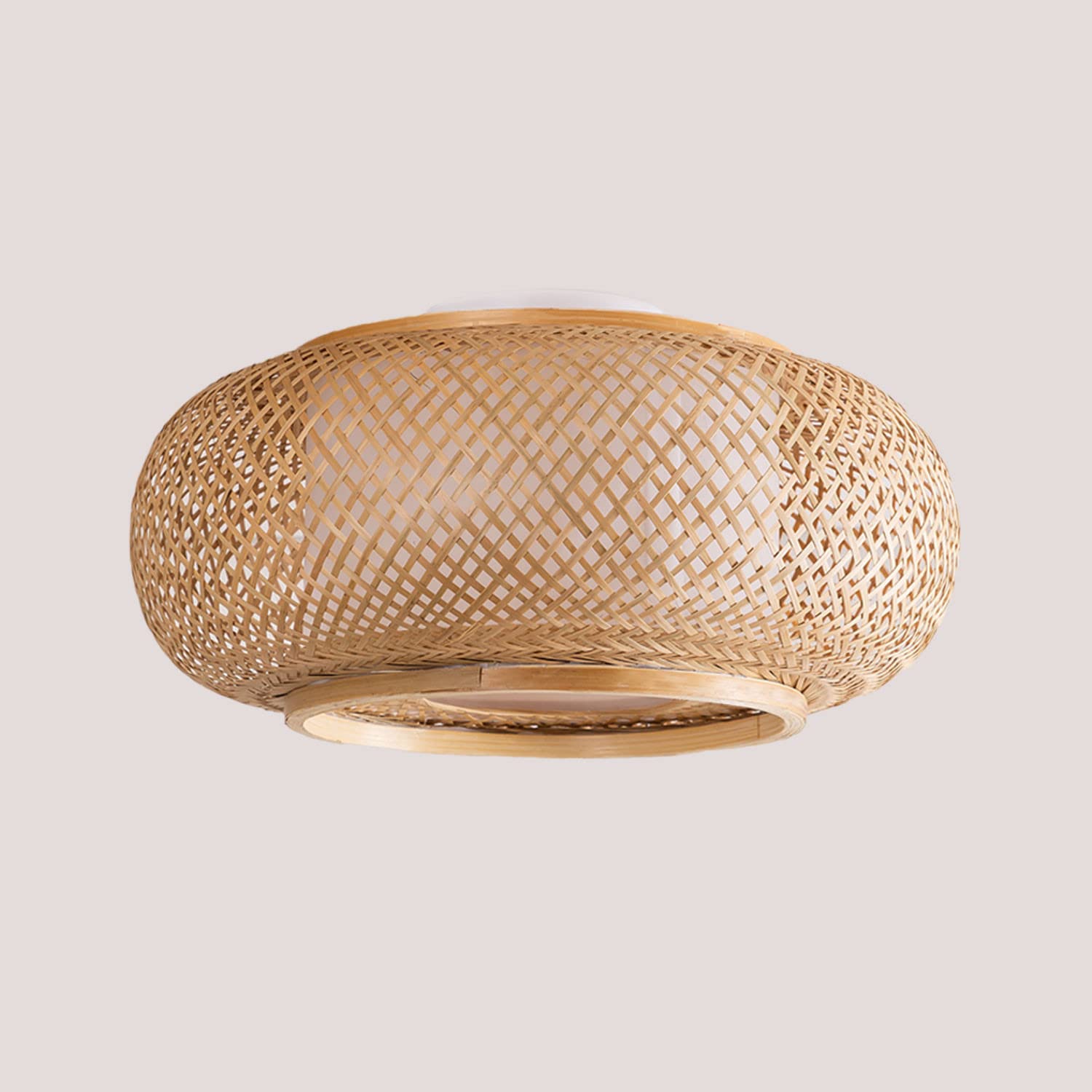 Sklum Terles plafoniera bambù marrone Ø40 cm