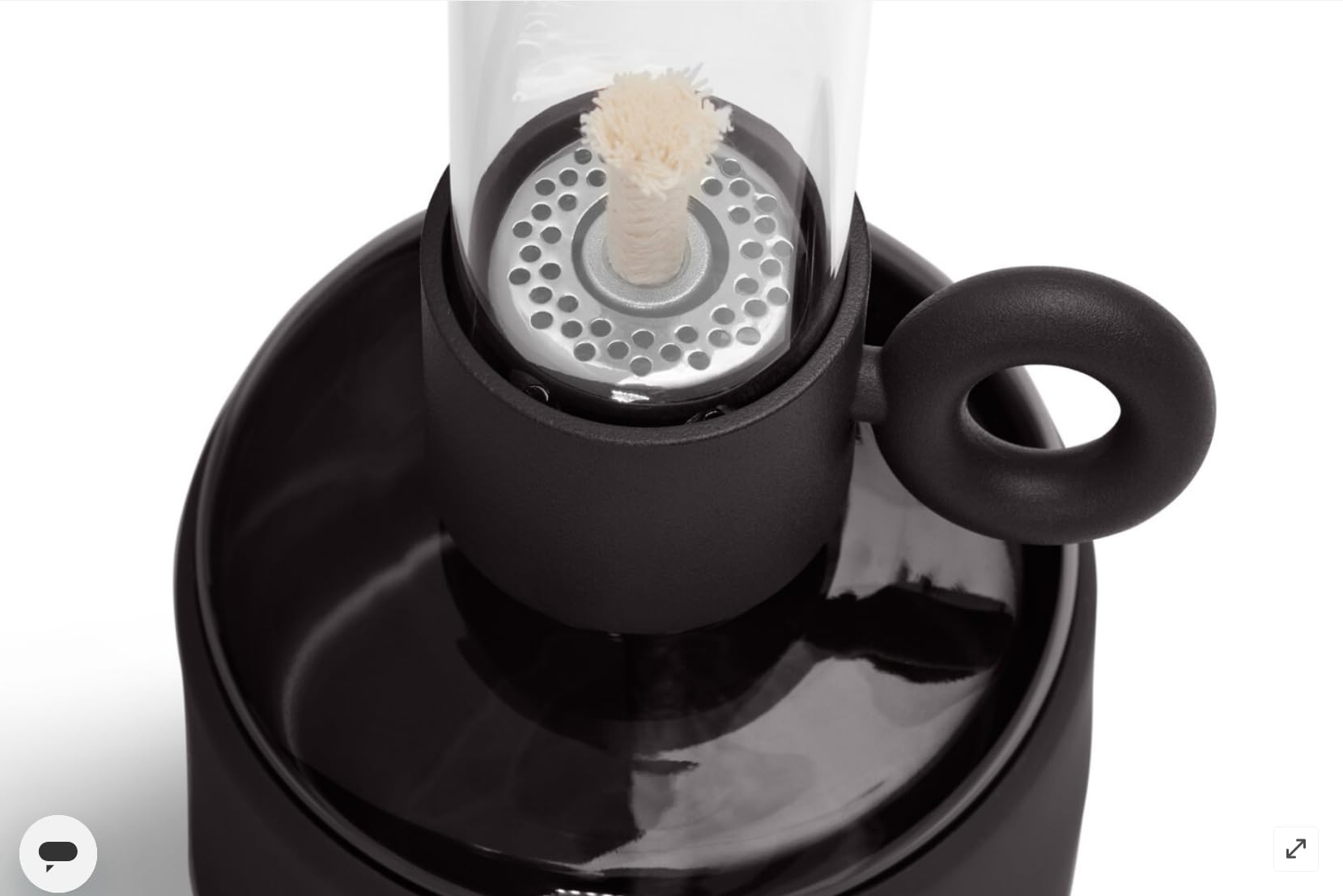 Fatboy Flamtastic XS lampada a olio nera da interno esterno
