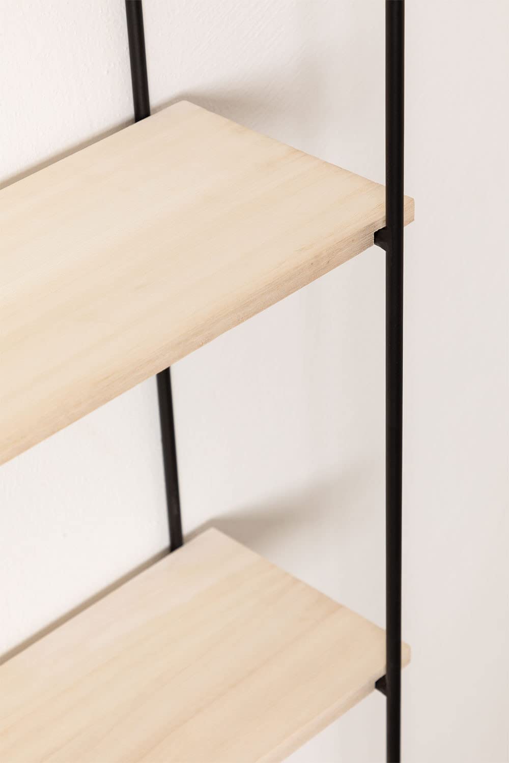 Sklum Arison Scaffale a Muro Legno e Ferro 65x17 cm