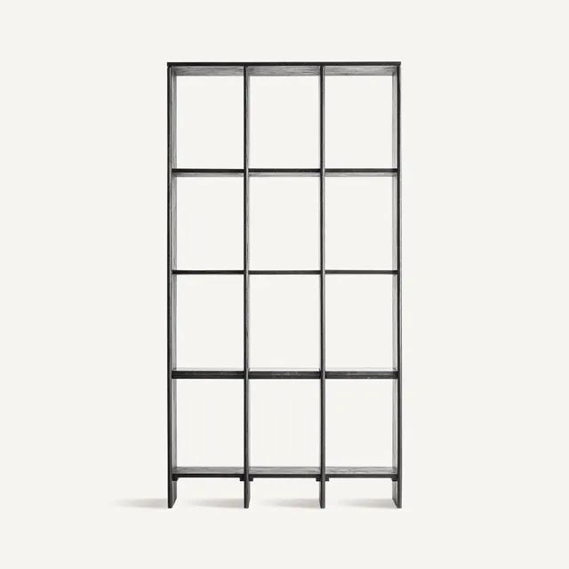 Bambua Nara libreria rovere nero marmo