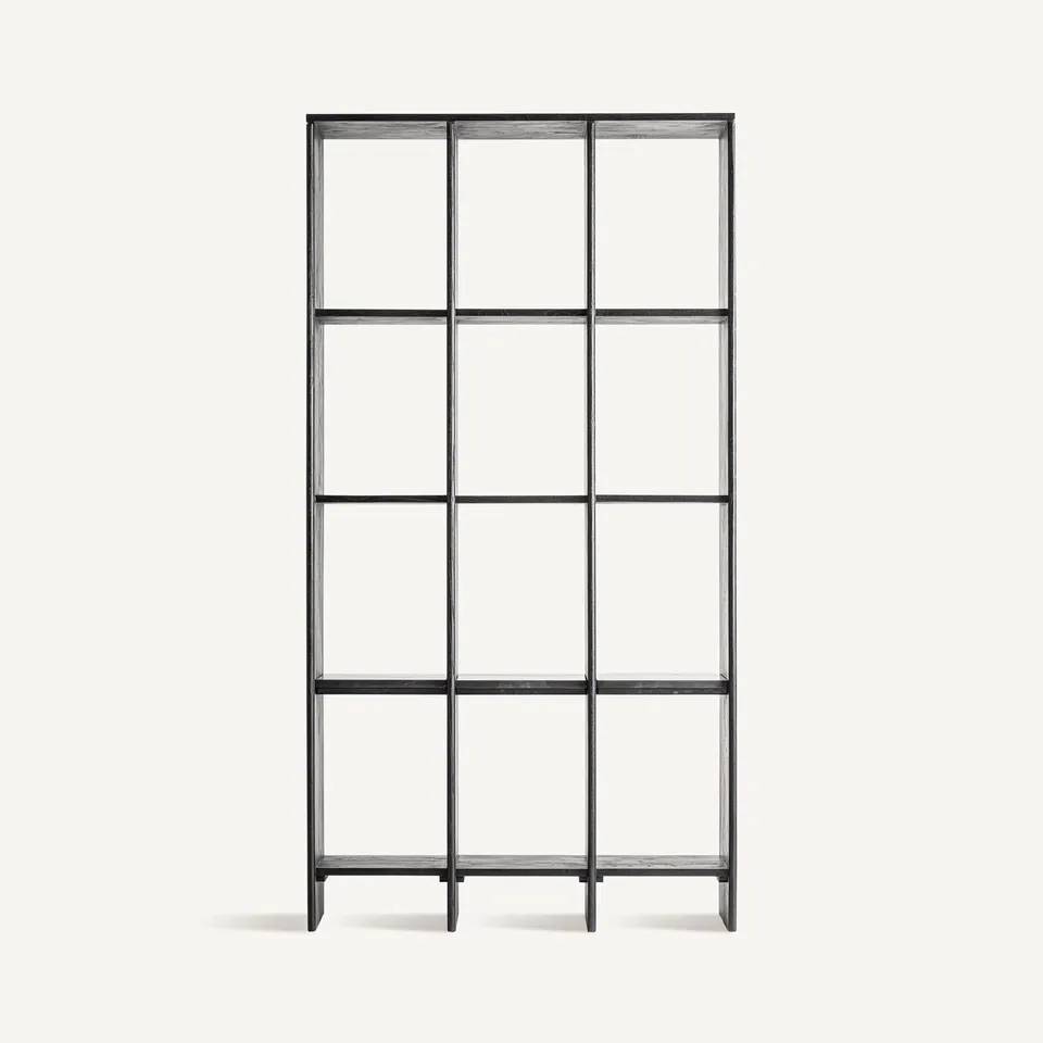 Bambua Nara libreria rovere nero marmo