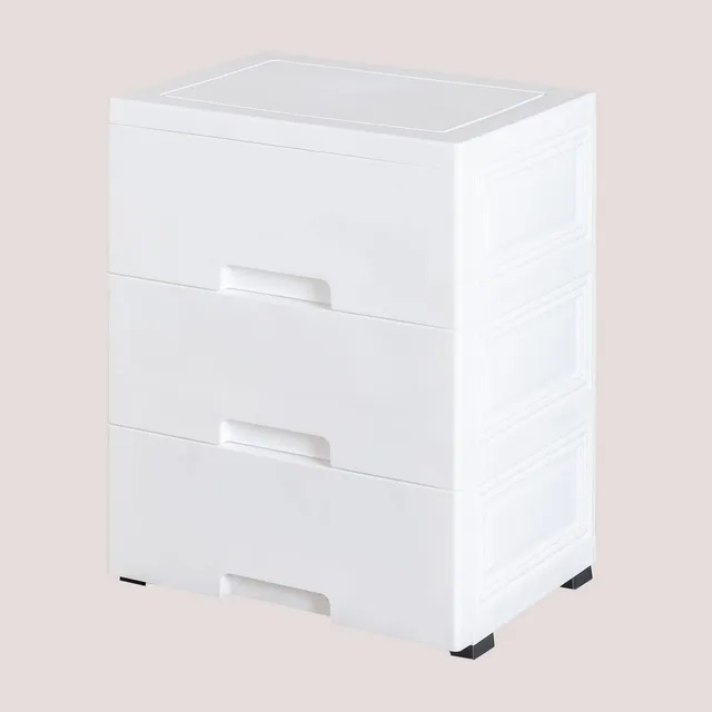 Sklum Beysi cassettiera bianca 42x30x51 cm