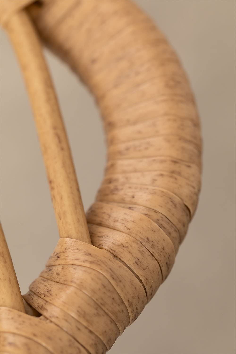 Sklum Gouda sgabello rattan naturale 65 cm