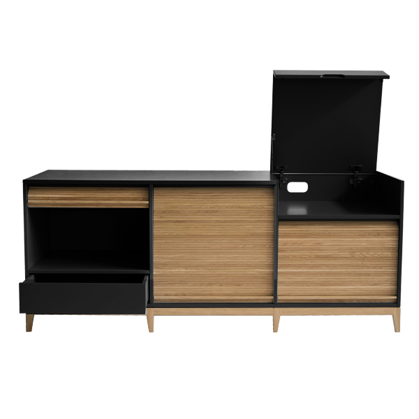Colé Tapparelle credenza ante scorrevoli rovere