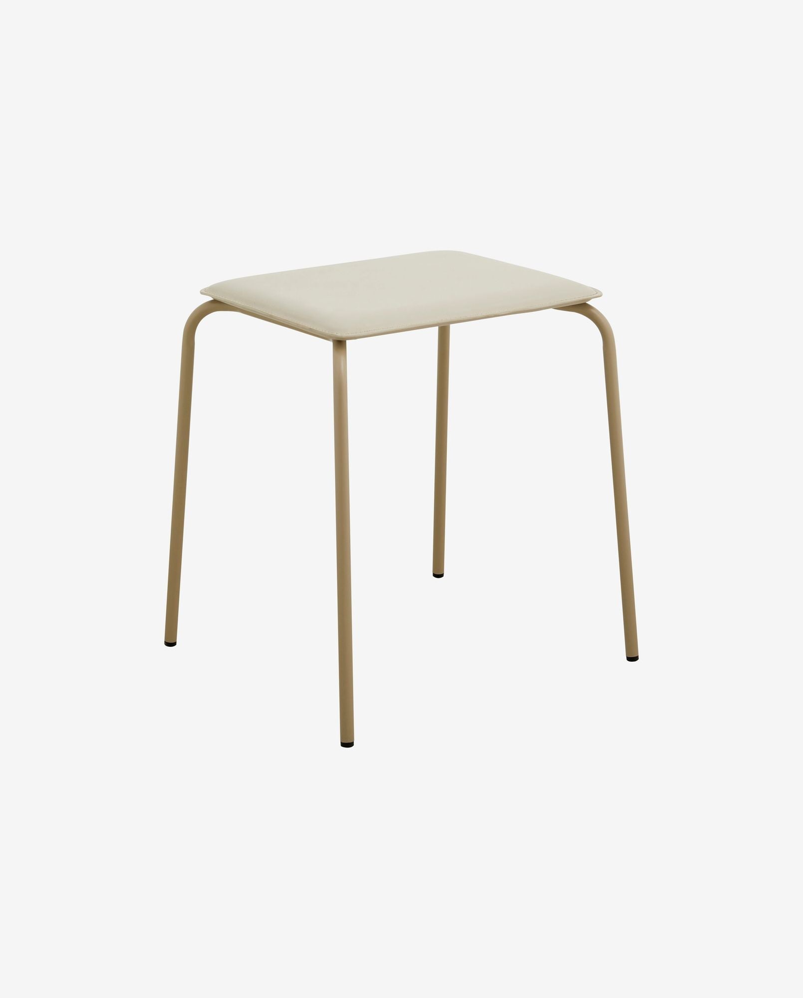Bambua Esa sgabello beige pelle portata 120 kg