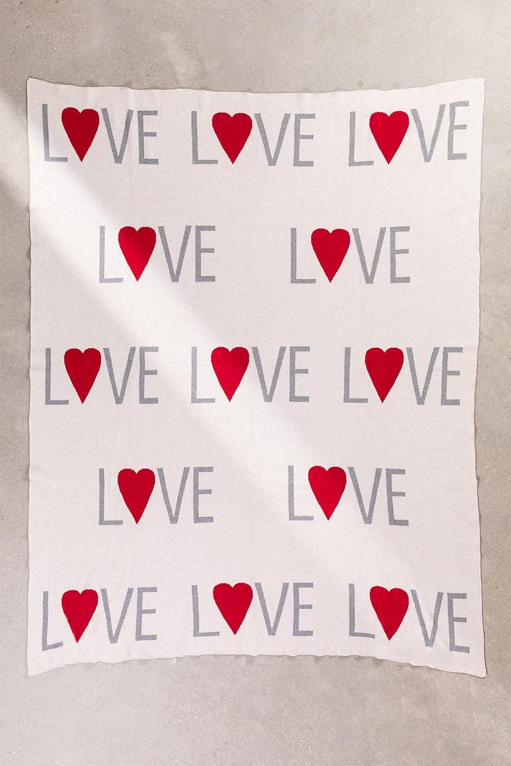 Sklum Cuore plaid coperta cotone 160x130 cm