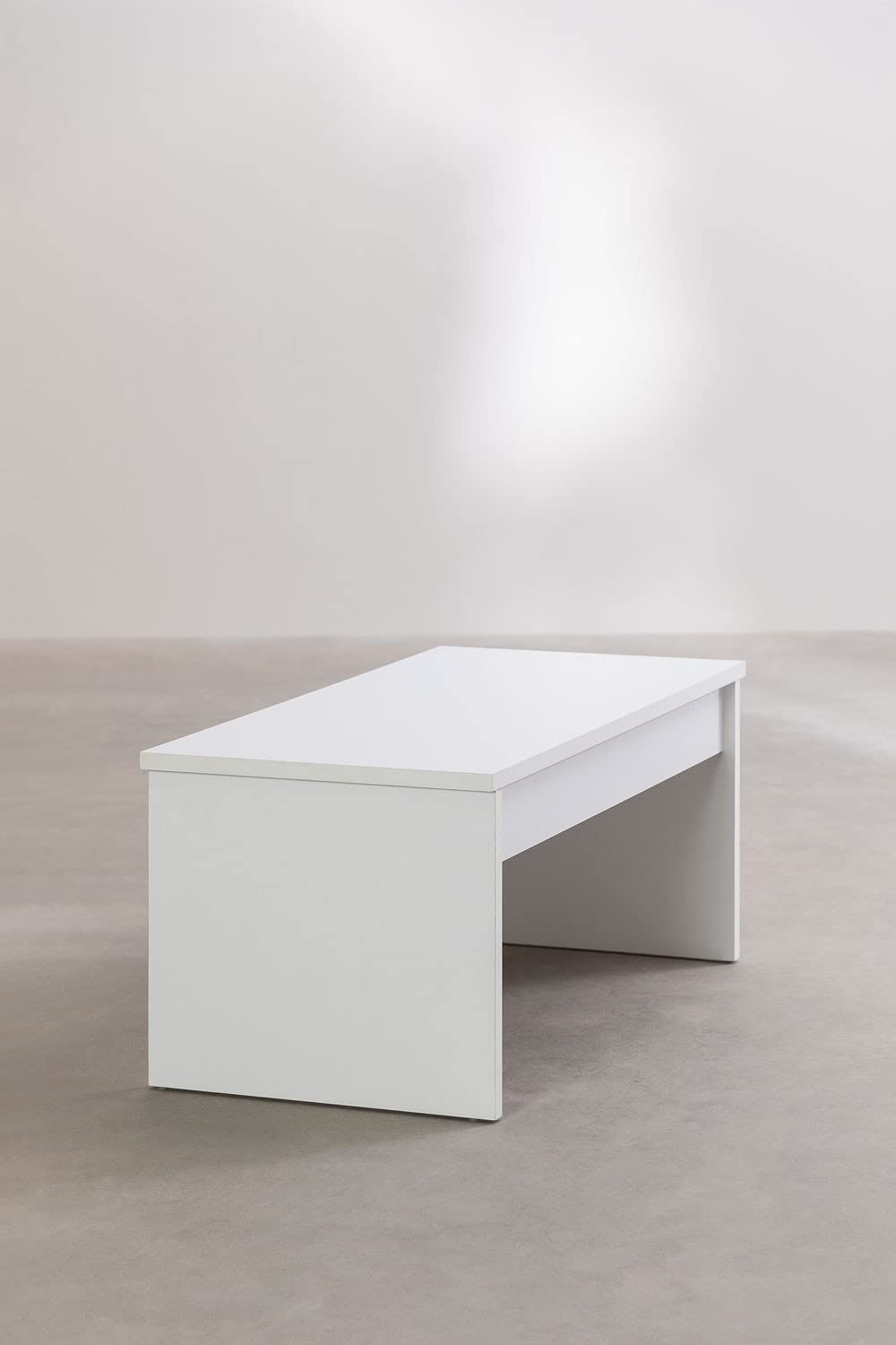 Sklum Naudaf Design tavolino elevabile bianco 100 cm