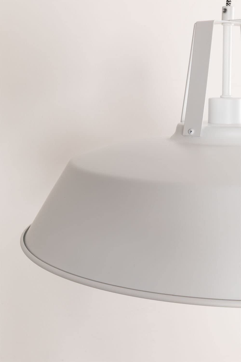 Sklum Workshop lampadario bianco Ø46 cm acciaio
