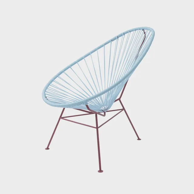 Acapulco Design CDMX_ST UNO poltrona azzurro bordeaux