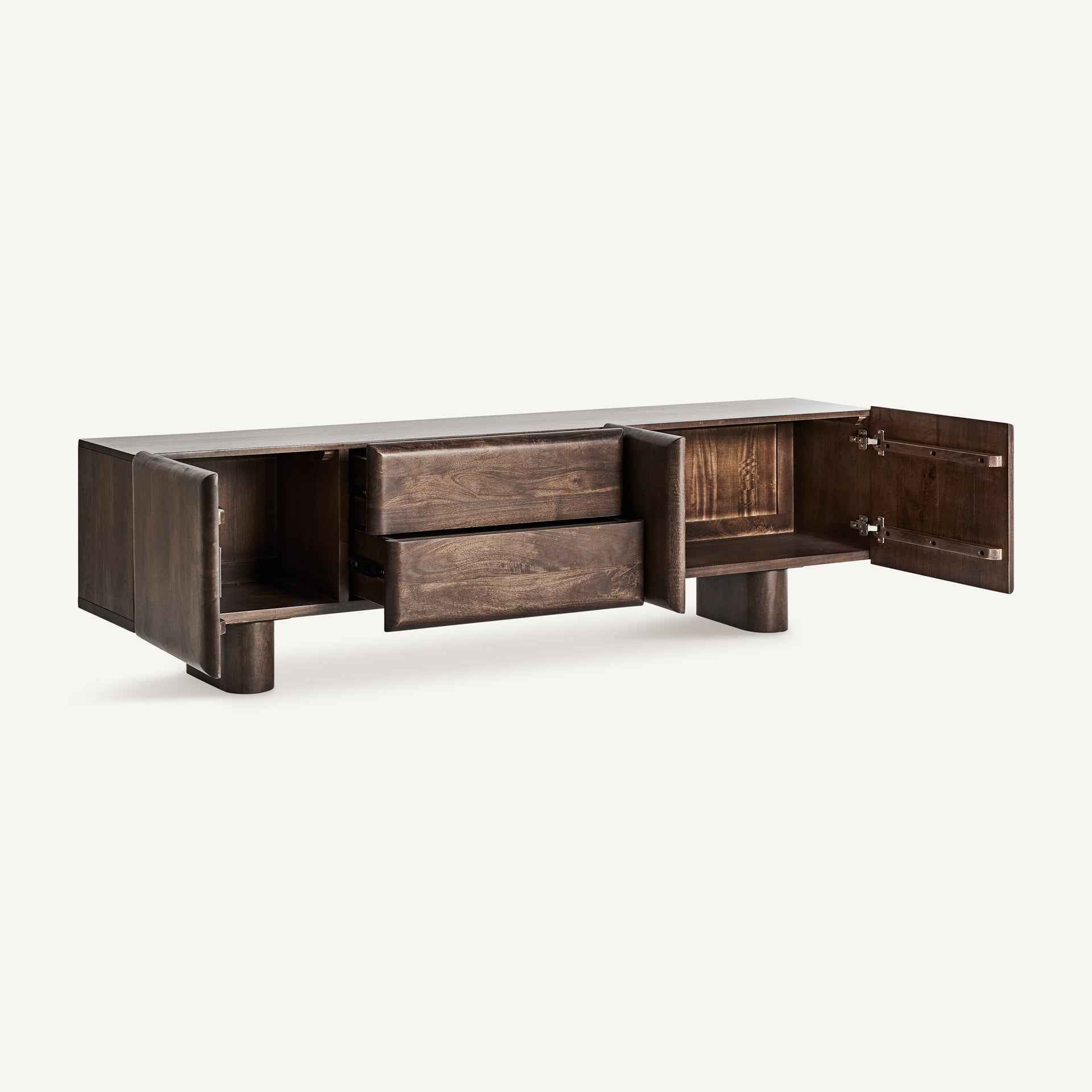 Bambua Craigh TV Stand mobile porta TV mango