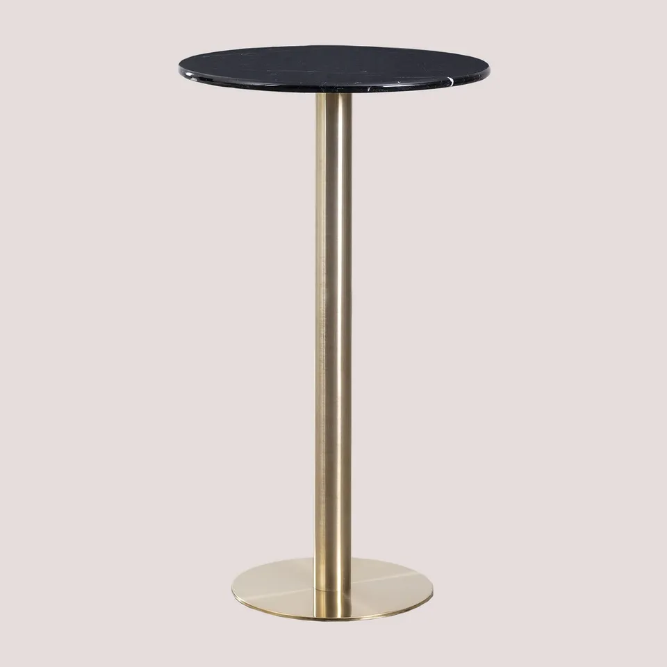 Sklum Cosmopolitan Tavolo Bar Rotondo in Marmo Ø60 cm