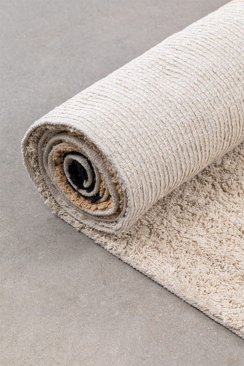 Sklum Siana tappeto in cotone 320x190 cm beige crema