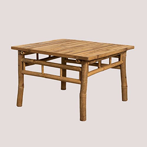Sklum Jamaik tavolino da giardino bambù 70x70 cm basso