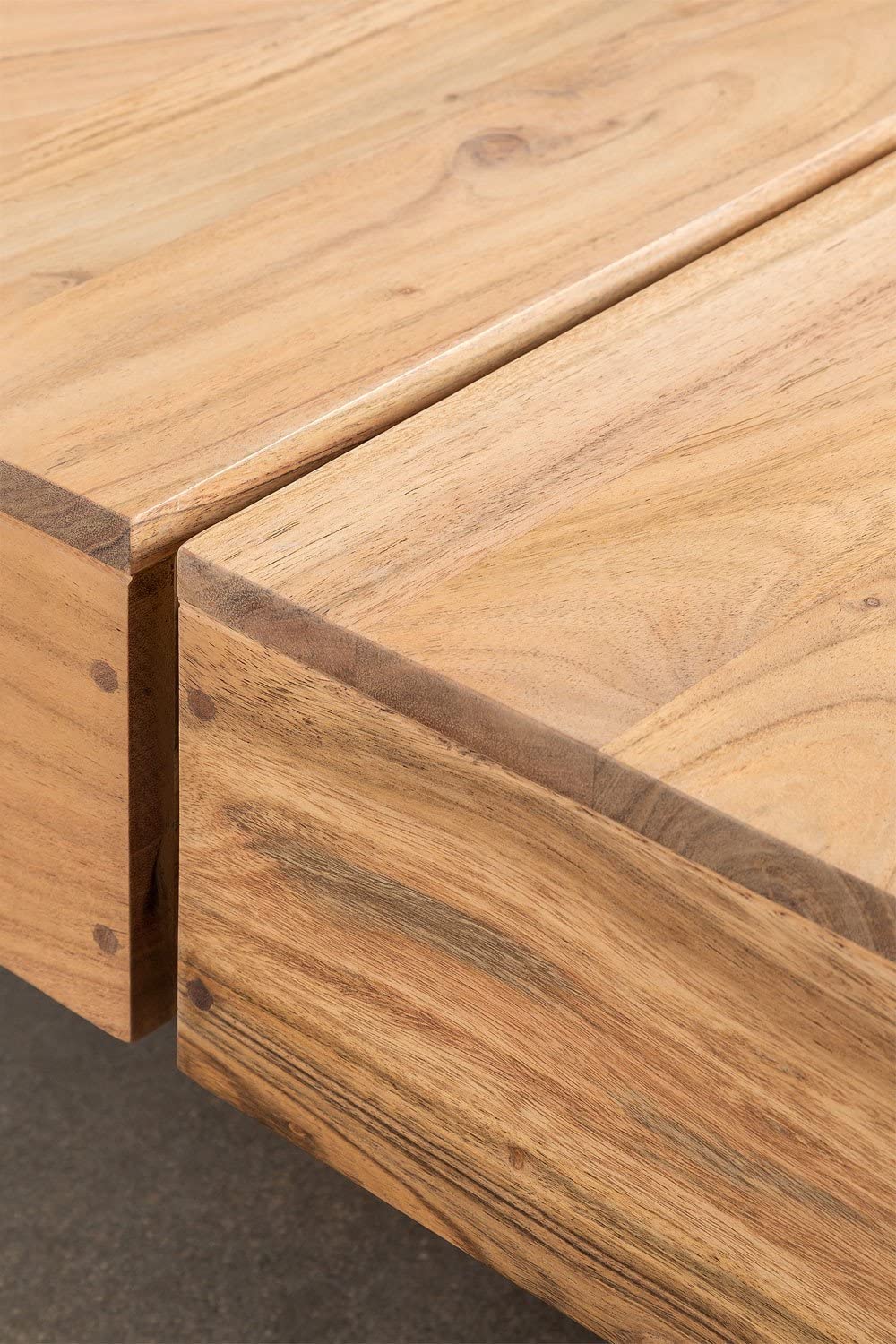 Sklum Sauris tavolino in legno acacia marrone 80,5 cm